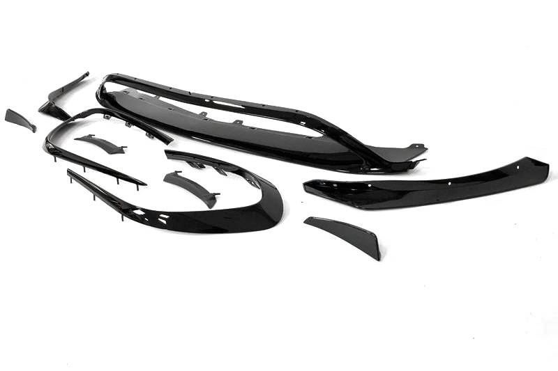 Spoiler Anteriore Mercedes W117 Facelift 2017+ Look AMG A45 Nero lucido Mercedes W117