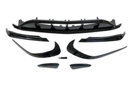 Spoiler Anteriore Mercedes W176 16-18 Look AMG A45 Nero lucido Mercedes W176