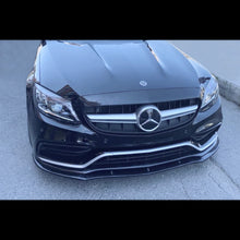 Load image into Gallery viewer, Lip Paraurti Anteriore Mercedes Classe C W205 2019+ Coupe / 4 Porte / SW conversione in C63 Per TCM0222