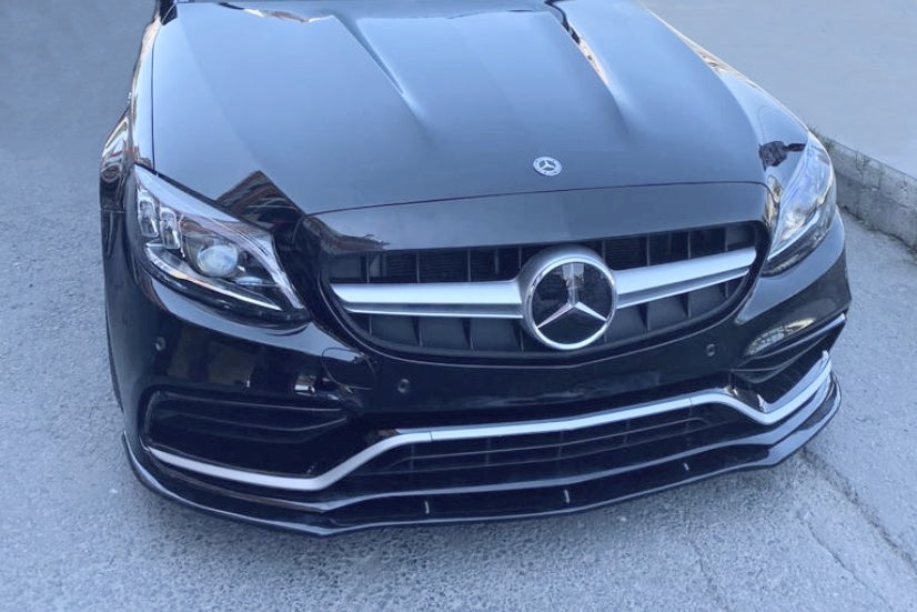 Spoiler Anteriore Mercedes W205 2019+ Coupe / 4P / SW look C63 Per TCM0222 Mercedes W205