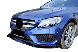 Spoiler Anteriore Mercedes W205 Look BRS Nero lucido Mercedes W205