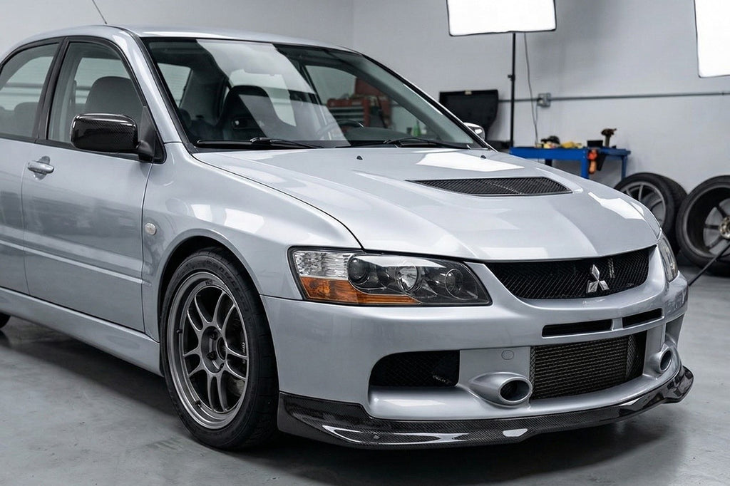 Spoiler Anteriore In Carbonio Mitsubishi Evo IX Carbonio Mitsubishi Evo VIII,Evo IX
