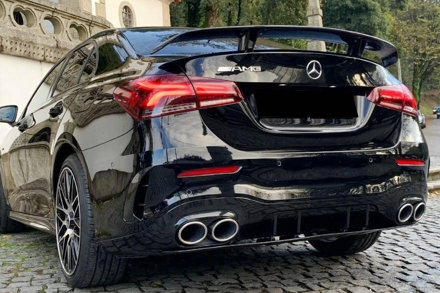 Spoiler Mercedes W118 / V177 Look CLA45 Nero lucido Mercedes W118