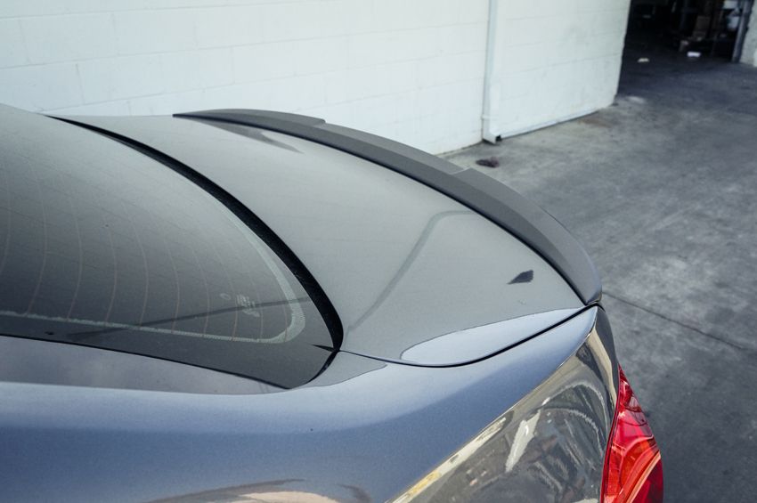 Spoiler Posteriore M4 Style SK-Import BMW Serie 3 F30 M3 F80 Plastica ABS - foto 3