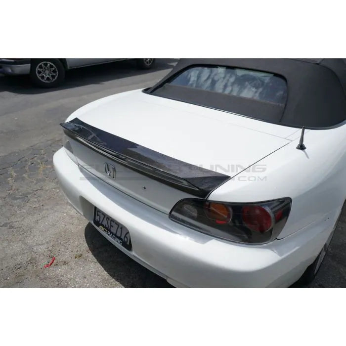 CarbonWorks Spoiler posteriore TD Style baule in carbonio per Honda S2000 AP1/AP2 1999-2009 - foto 1