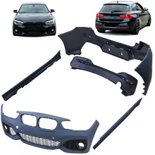 Carica l'immagine nel visualizzatore di Gallery, Sport Body kit paraurti Minigonne diffusore per Serie 1 BMW F20 LCI 15-20 1 terminale di scarico