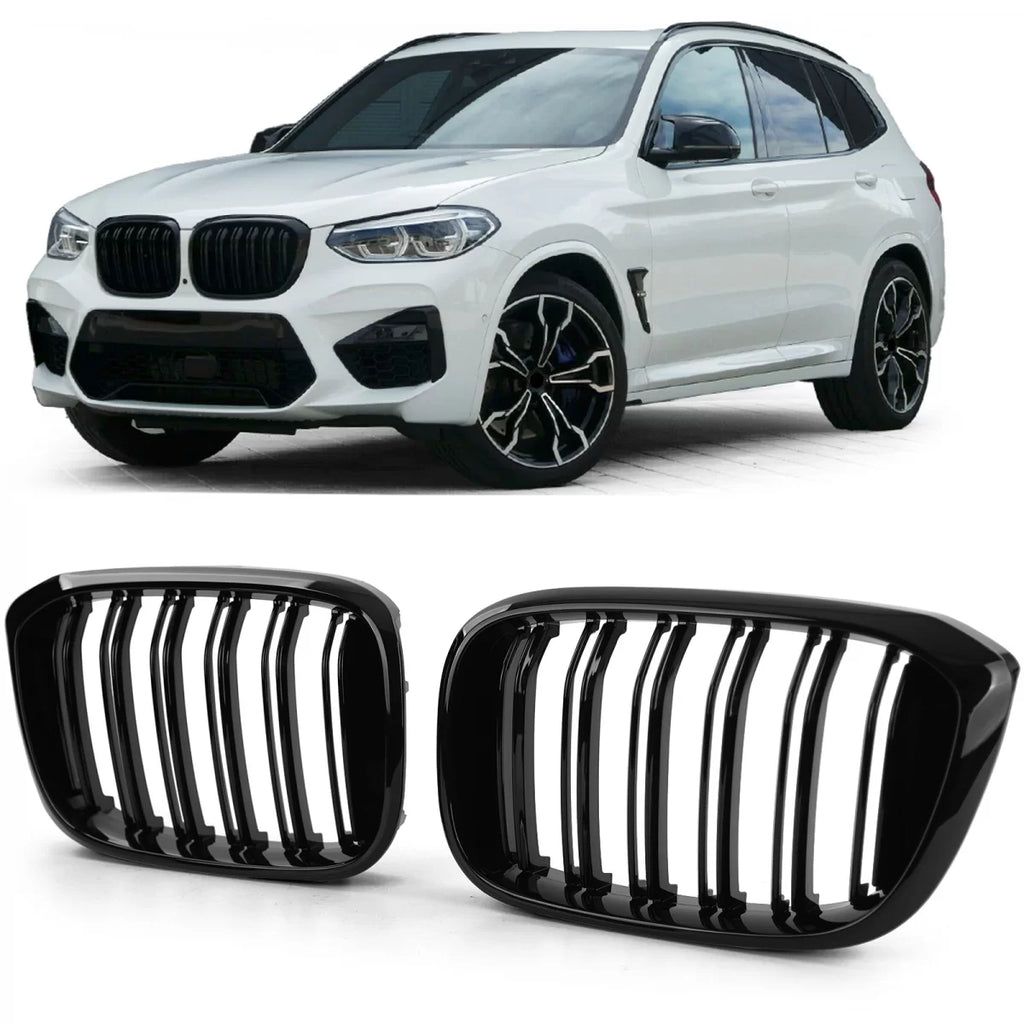Sport doppio-lamella lucido griglia per BMW X3 G01 X4 G02 17-21
