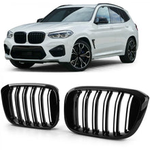 Carica l'immagine nel visualizzatore di Gallery, Sport doppio-lamella lucido griglia per BMW X3 G01 X4 G02 17-21