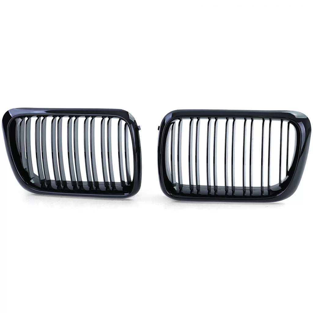 Sport doppio-lamella Performance griglia lucido per BMW Serie 3 E36 96-99