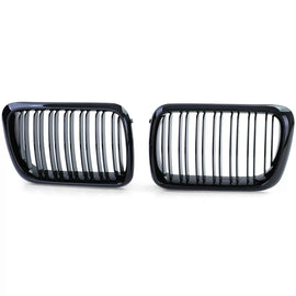 Sport doppio-lamella Performance griglia lucido per BMW Serie 3 E36 96-99