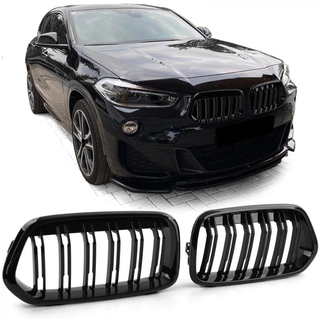 Sport doppio-lamella Performance a doppio rene griglia lucido per BMW X2 F39 da 18