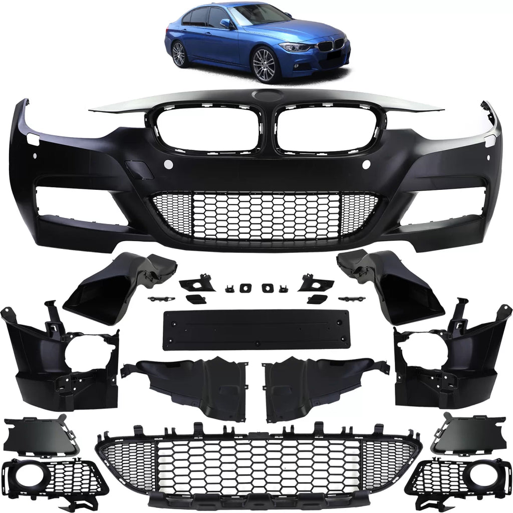 Sport Paraurti anteriore 2 completo con accessori per Serie 3 BMW F30 F31 11-19