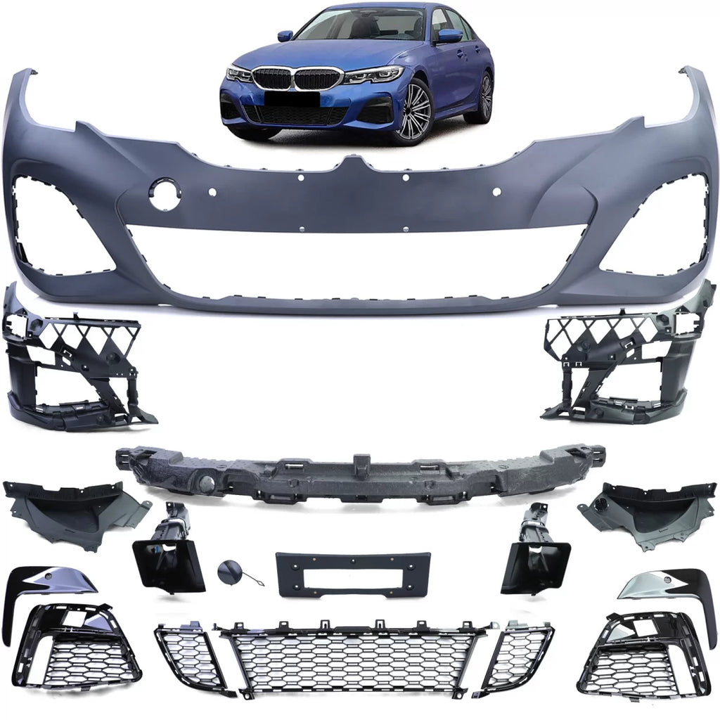 Sport Paraurti anteriore completo con accessori compatibile Serie 3 BMW G20 G21 2018-2022