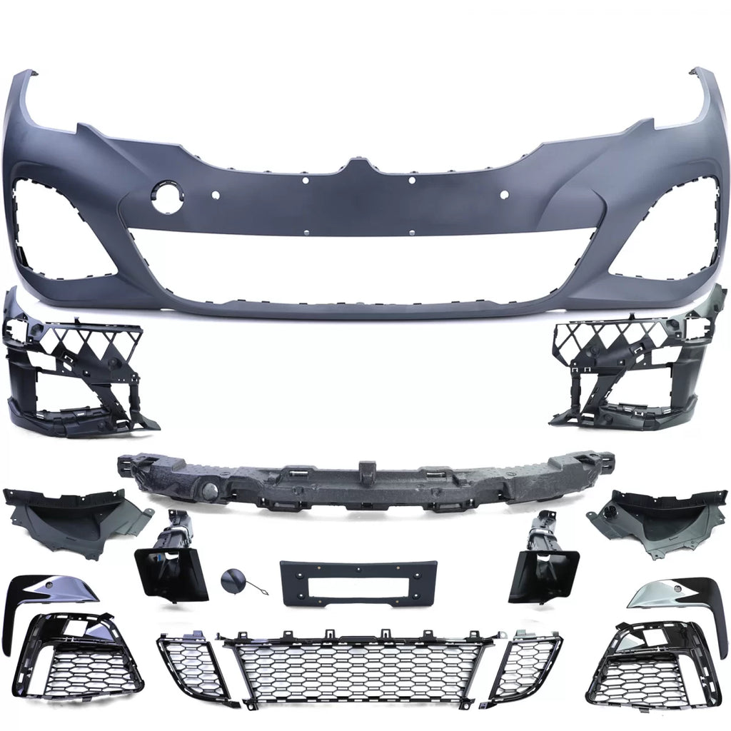 Sport Paraurti anteriore completo con accessori compatibile Serie 3 BMW G20 G21 2018-2022