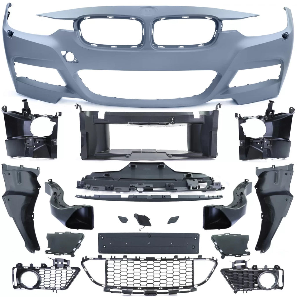 Sport Paraurti anteriore con griglia per Serie 3 BMW F30 berlina F31 Touring 11-15