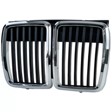 Sport Griglia anteriore nero cromato compatibile per Serie 3 BMW E30 1982-1994