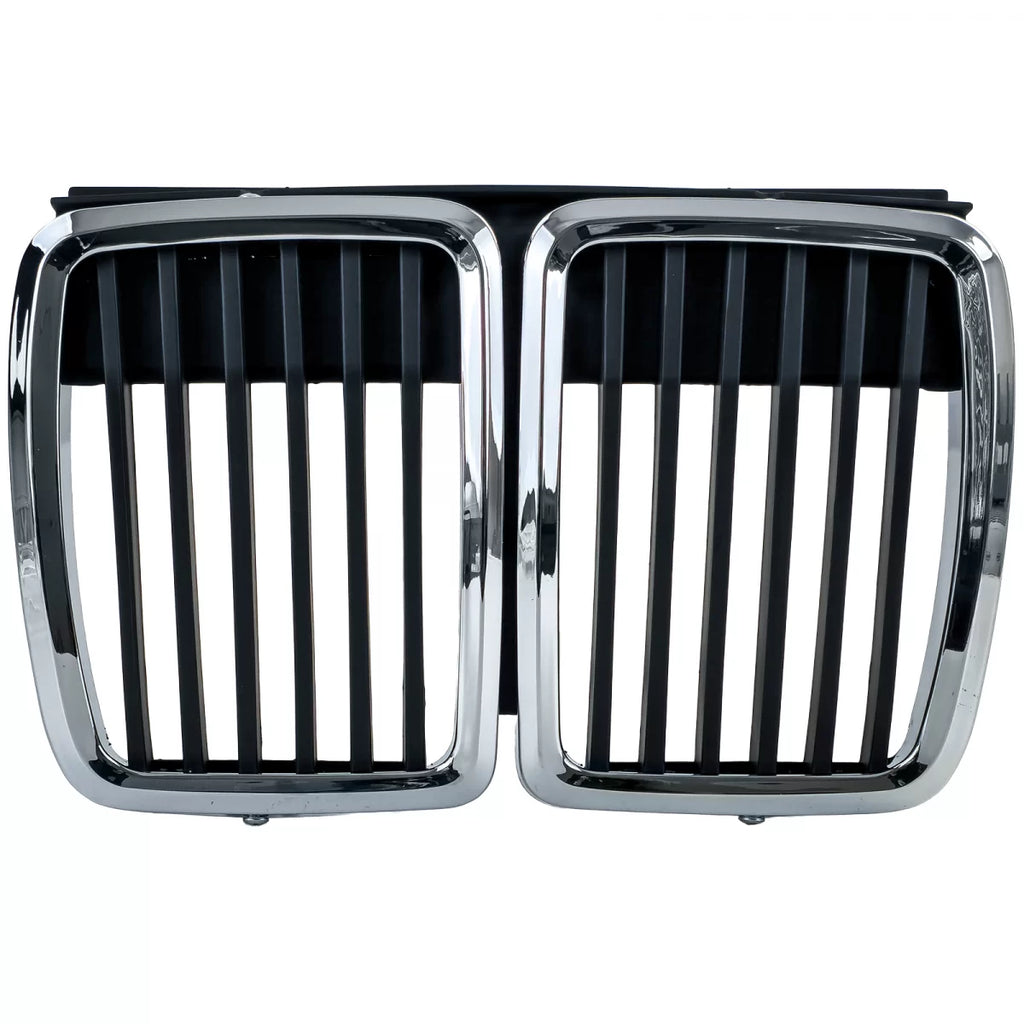 Sport Griglia anteriore nero cromato compatibile per Serie 3 BMW E30 1982-1994