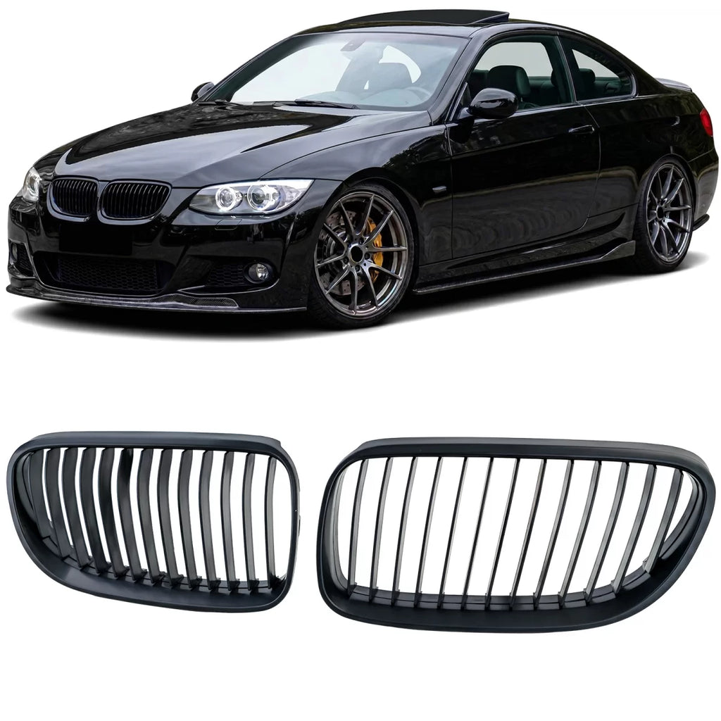 Sport Griglia anteriore nero compatibile per Serie 3 BMW E92 E93 LCI 2010-2013