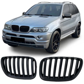 Sport Griglia anteriore nero compatibile per BMW X5 E53 1999-2003