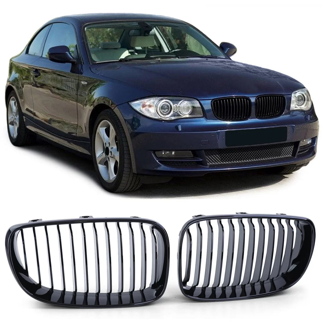 Sport Griglia anteriore Nero lucido per Serie 1 BMW E81 E82 E87 E88 da 2007