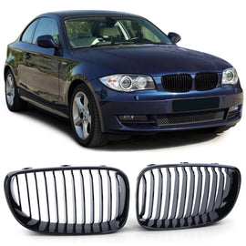 Sport Griglia anteriore Nero lucido per Serie 1 BMW E81 E82 E87 E88 da 2007