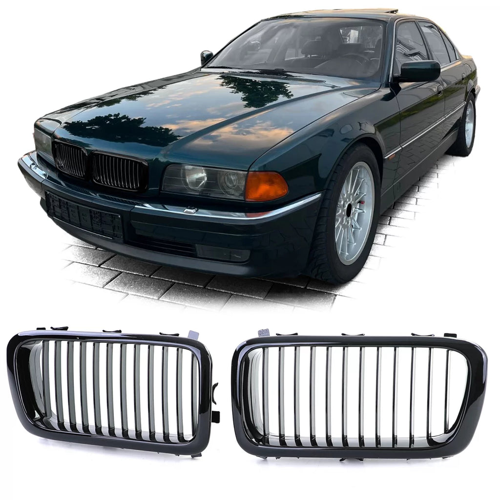 Sport Griglia anteriore Nero lucido per Serie 7 BMW E38 1994-2001