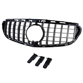 Sport griglia nero cromato compatibile per Mercedes E W212 S212 restyling 13-16