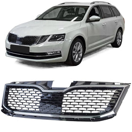 Sport griglia nero cromato compatibile per Skoda Octavia 5E restyling 17-20