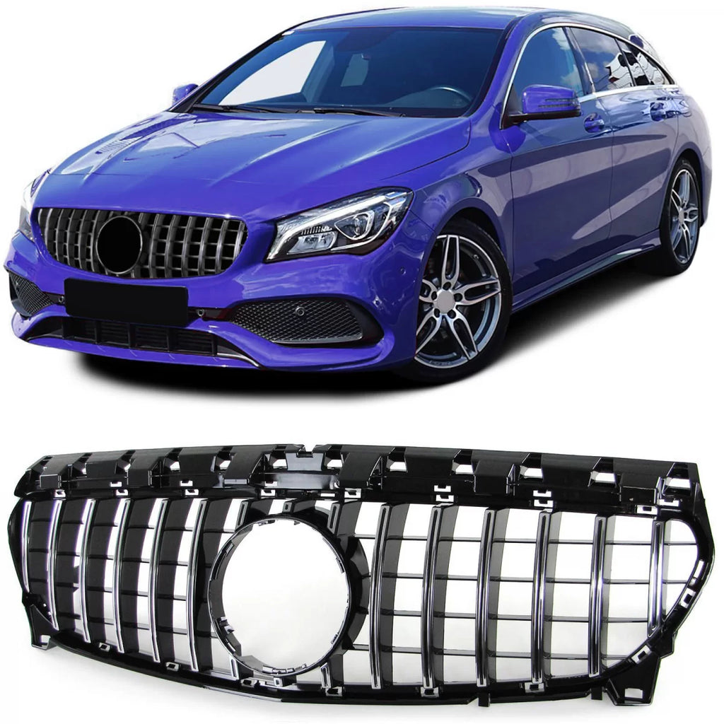 Sport griglia nero cromato per Mercedes CLA X117 Shooting freno 15-19