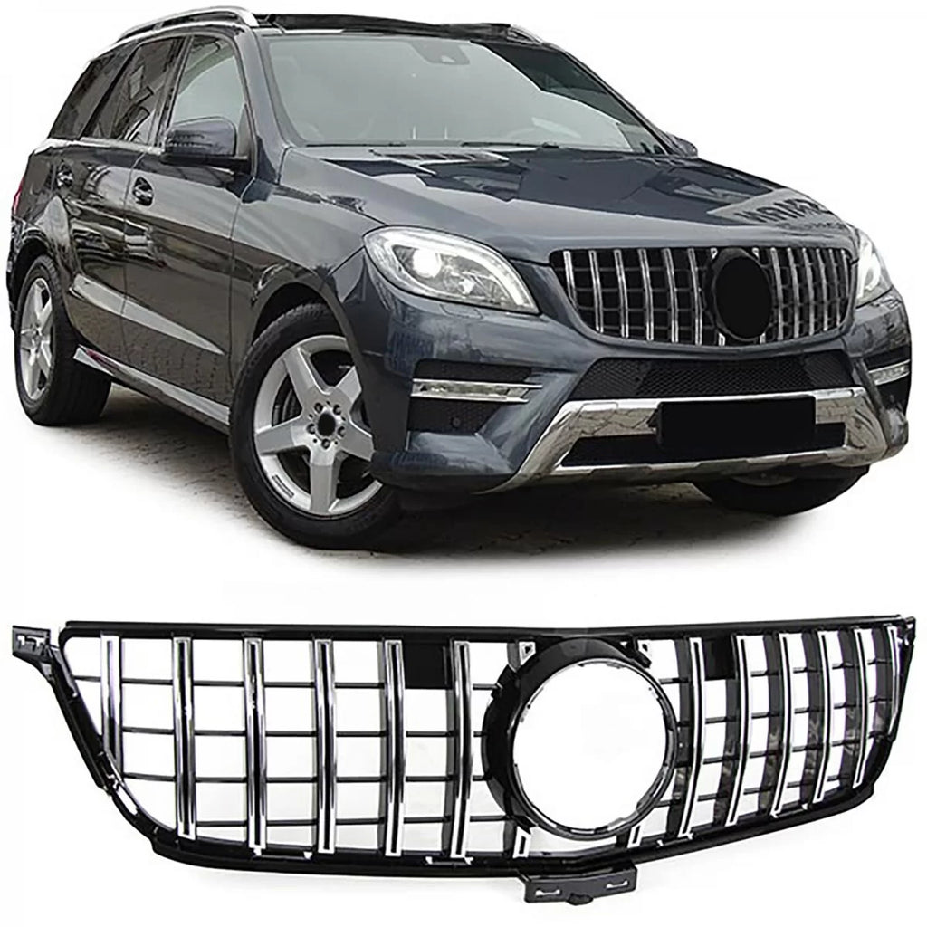 Sport griglia nero cromato per Mercedes ML W166 11-15