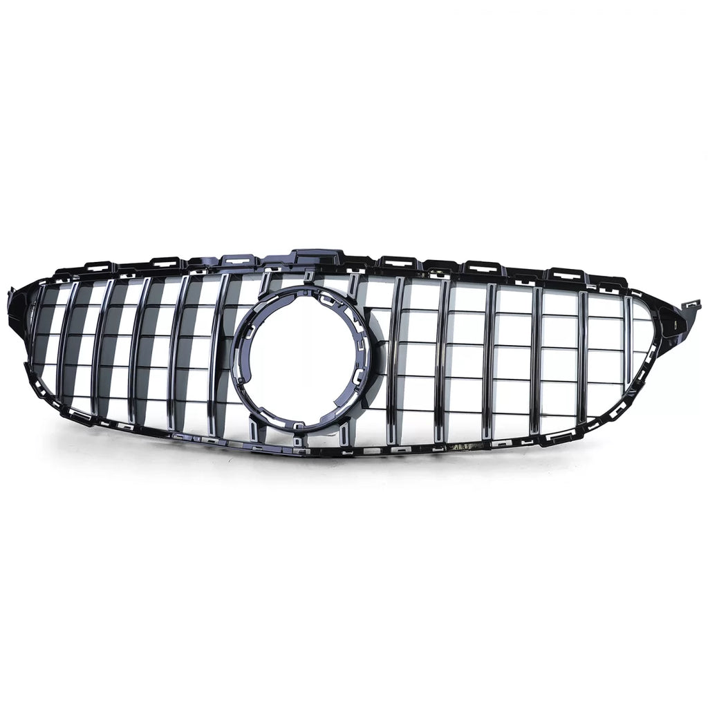 Sport griglia nero lucido cromato per Mercedes Classe C W205 S205 18-21
