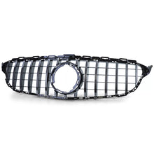 Sport griglia nero lucido cromato per Mercedes Classe C W205 S205 18-21