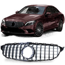 Sport griglia nero lucido cromato per Mercedes Classe C W205 S205 18-21