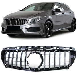 Sport griglia nero lucido cromato per Mercedes Classe A W176 12-15