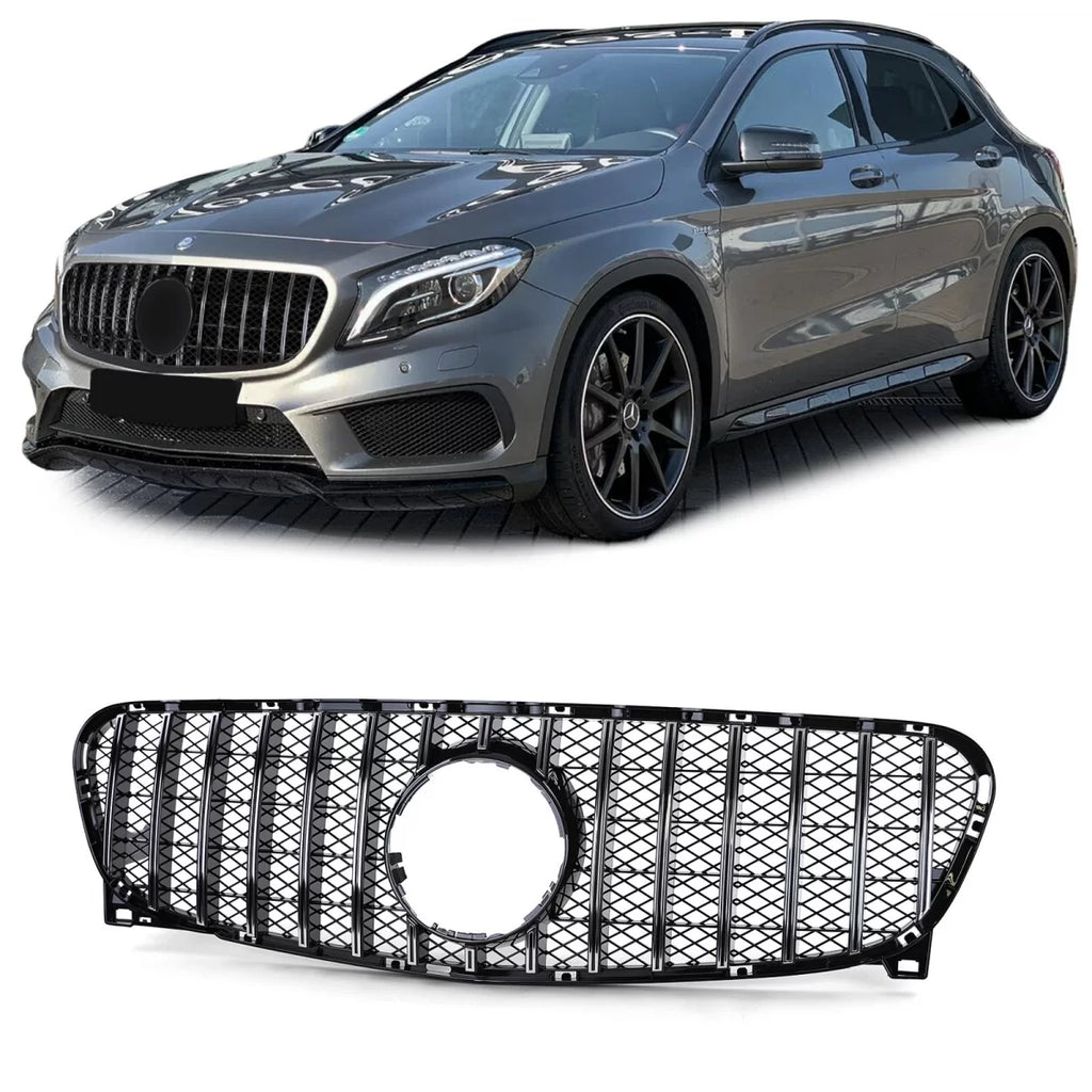 Sport griglia nero lucido cromato per Mercedes GLA X156 13-16