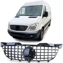 Sport griglia nero lucido cromato per Mercedes Sprinter W906 06-13