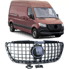 Carica l'immagine nel visualizzatore di Gallery, Sport griglia nero lucido cromato per Mercedes Sprinter W907 910 da 18