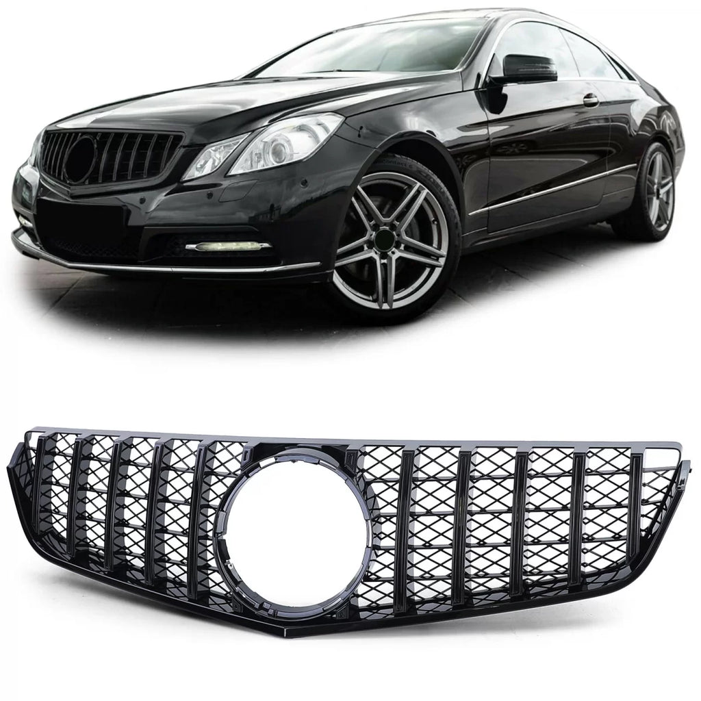 Sport griglia nero lucido per Mercedes E Coupe C207 Cabrio A207 09-13
