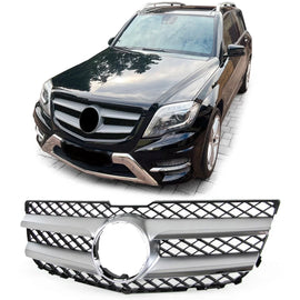 Sport griglia nero argento compatibile Mercedes GLK X204 restyling 12-15