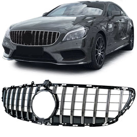 Sport griglia cromato nero compatibile per Mercedes CLS C218 X218 restyling 14-18