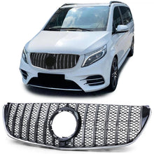 Sport griglia cromato nero lucido per Mercedes Classe V W447 14-19