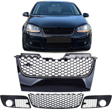 Sport griglia con cromato striscia + paraurti rete per VW Golf 5 GTI 03-09