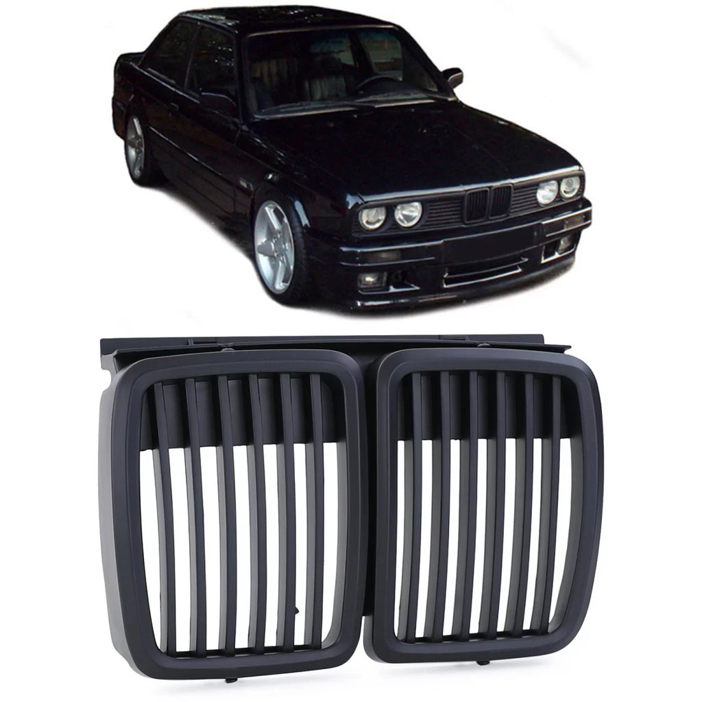 Sport griglia Griglia anteriore nero per Serie 3 BMW E30 1982-1994