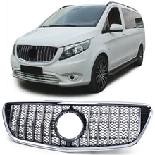 Sport griglia Griglia anteriore nero cromato per Mercedes Vito W447 14-19