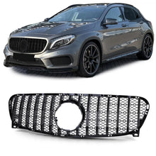 Sport griglia Griglia anteriore Nero lucido compatibile per Mercedes GLA X156 2013-2016