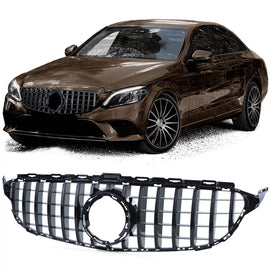 Sport griglia Nero lucido per Mercedes Classe C W205 S205 18-21