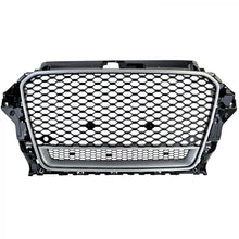 Carica l'immagine nel visualizzatore di Gallery, Sport griglia nido d’ape griglia nero lucido argento per Audi A3 tipo 8V 12-16