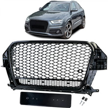 Carica l'immagine nel visualizzatore di Gallery, Sport nido d’ape griglia nero lucido per Audi Q3 8U pre-restyling 11-15