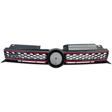 Sport nido d’ape griglia nero rosso per VW Golf 6 inclusi GTI 08-13