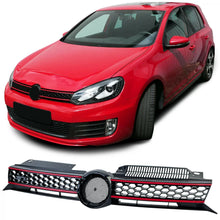 Sport nido d’ape griglia nero rosso per VW Golf 6 inclusi GTI 08-13